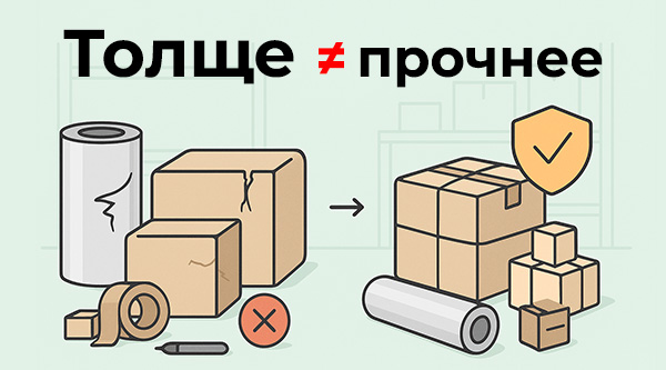 Толще ≠ прочнее: как на самом деле работает прочность плёнок и гофрокоробов