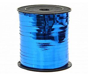 Декоративная лента 20мм*100м, Синяя (металик)