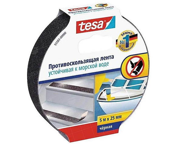 Tesa 55583, 5 м * 25 мм, черный