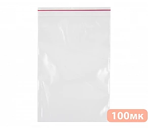 Пакет с замком zip-lock - 80мм*120мм*100мкм
