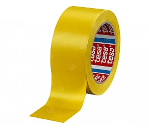 Лента для напольной разметки Tesa 60760-50мм*33м, желтый